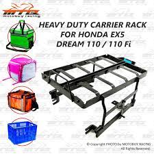Tayar separuh slick bermakna tayar motor yang hanya mempunyai sedikit sahaja lorekan pada tayar. Heavy Duty Carrier Rack For Honda Ex5 Dream 110 Dream 100 Fi Auto Accessories On Carousell