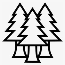 Snow globe with fir trees and reindeer. Clipart Forest Pine Tree Pine Tree Tree Coloring Pages Hd Png Download Transparent Png Image Pngitem