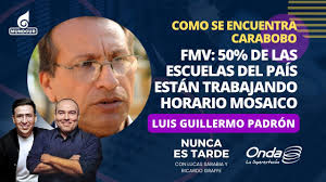 Panorama educativo en Venezuela: El 50% de las escuelas trabajan bajo  horario mosaico