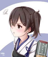 kaga (kantai collection) drawn by plasbott | Danbooru