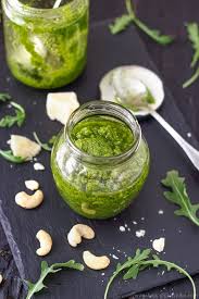 Homemade Cashew Arugula Pesto Recipe Happy Foods Tube Recipe Arugula Pesto Arugula Pesto Recipe Easy Homemade Pasta