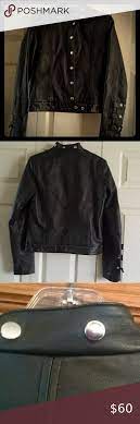 Vintage Morbid Threads Sz L Leather Jacket Leather Jacket Vintage Leather Jacket White Leather Jacket