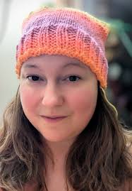 AIO loom hat with red heart yarn too big