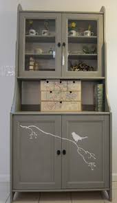 a hutch cabinet for the kitchen nook
