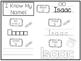 It shows the boy tied to an altar with his father standing over him. 20 No Prep Isaac Name Tracing And Activities Non Editable Preschool Kdg Handwr