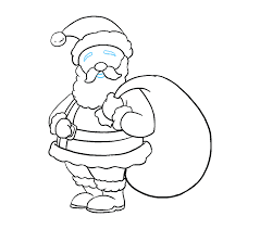 This cute, chibi santa clause is full of joy and gifts. How To Draw Santa Claus In A Few Easy Steps Easy Drawing Guides