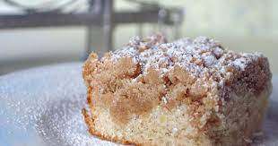 Reminiscent Of A Childhood Breakfast Treat In Nj Actually Was Just Talking About This At Dinner The Other Night Crumb Cake Food Breakfast Treats