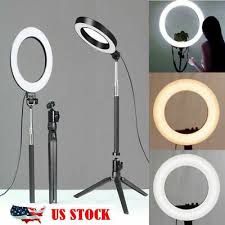 Led Ring Light Dimmable 5500k Lamp Photography Camera Photo Studio Phone Video In 2020 Led Ring Light Led Selfie Ring Light Selfie Ring Light