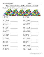 Rounding To The Nearest Thousand Worksheet Have Fun Teaching Rounding Worksheets Have Fun Teaching Christmas Math Worksheets