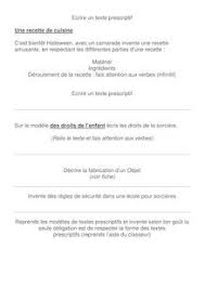 Ecrire Un Texte Prescriptif Une Recette De Cuisine C Est Bientot