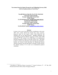 Explore pathways to universiti tenaga nasional. Pdf Investment From The Islamic Perspective And Mitigating Currency Risk With The Implementation Of Gold Dinar 1 Hanifah Hamid Academia Edu