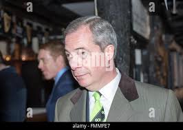 Nigel Farage, député européen, chef de l'UKIP, s'adresse aux délégués à la  Conférence du Printemps de l'UKIP aux Winter Gardens à Margate avec : Nigel  Farage, député européen où : Margate, Royaume-Uni