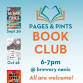 Pages and Pints Book Club event image