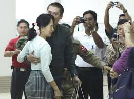 Aung san suu kyi was born on june 19, 1945 in rangoon, burma. Aung San Suu Kyi Reunited With Son Taipei Times