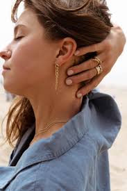 Artisan Curb Chain Earrings