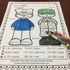 Are You Teaching Community Helpers Here S A Lot Of Math Color By Numbers To Match Your Careers Or Community Helper Units Math Coloring Color By Numbers Fern Smith S Classroom Ideas