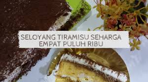 Karena sudah nyobain buat brownies kukus keju ala nia, aku jadi semangat bikin kue yang dikukus. Seloyang Tiramisu Seharga Empat Puluh Ribu Dian Restu Agustina