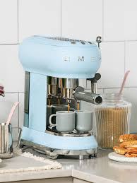 For simple regular coffee there are drip coffee makers. Smeg Ecf01bu Coffee Machine Pastel Blue Smeg Coffee Machine Kitchen Blue Kitchen Accessories