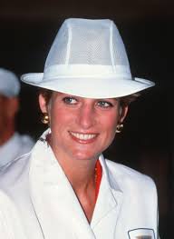 Princess Diana wearing a protective white hat and white coat, during a  visit to Lyons Biscuits Ltd in Blackpool I July 2, 1991