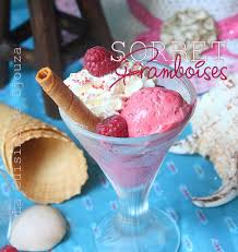 Glace A La Framboise Sans Sorbetiere Recette Glace A La Framboise Glace Framboise Recette Glace