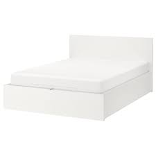 Letto con box contenitore, avente una struttura di acciaio intorno, per cui i pistoni fanno forza. Malm Struttura Letto Con Contenitore Bianco 160x200 Cm Ikea Svizzera