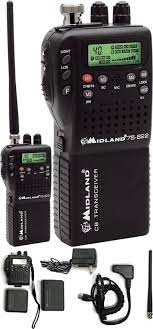 Shown in { } are the transmitter adjustments having the most effect on increasing power, followed by the. Midland 75 822 Hand Held Cb Radio Hitech Wireless Store Business Two Way Radio