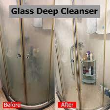 Go from plain water to sparkling deliciousness in seconds! Hgkj Glass Deep Cleanser Shower Door Water Repellent Protects Glass From Soap Scum Mold Mildew Wish