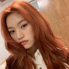 Pin By Chicken Bby On Kim Doyeon Red Hair Korean Kpop Hair Color Red Hair Inspo
