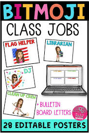Classroom Jobs Bitmoji Miss Tech Queen Tpt Classroom Jobs Class Jobs Classroom Rules