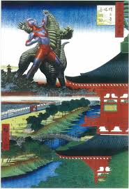submission by elevencuts on etsy 90 00 in 2021 kaiju art art basketball art
