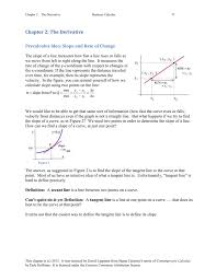 Suppose we are given two points (x1, y1) ( x 1, y 1) and (x2, y2) ( x 2, y 2) on the secant line of the curve described by the function y = f(x) y = f ( x) as shown. Buscalc Chp2 Wexerci