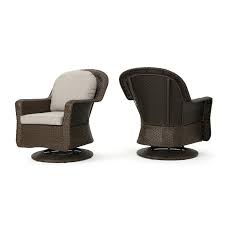 Fredrick Modern Outdoor Wicker Swivel Club Patio Chair With Cushions In 2020 Swivel Club Chairs Outdoor Wicker Club Chairs