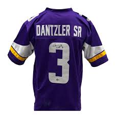 Cameron Dantzler Signed Custom Purple #3 Football Jersey — Elite Ink