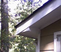 My house has wooden eaves and fascias, with exposed rafter feet that are currently painted black but in need of a repaint. Eaves And Fascia Board Repair How Not To Fix Them House Paint Exterior Fascia Board Handyman Projects