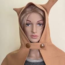 Spooky or Friendly Ghost Hooded Cape Cloak Poncho, Halloween Costume, Child  Toddler Adult White Black Any Color