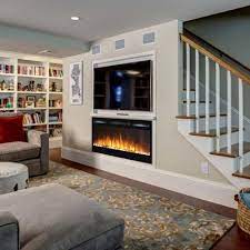 Check spelling or type a new query. Lexington 35 Inch Built In Ventless Heater Recessed Wall Mounted Electric Fireplace Pebble