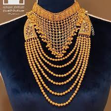golden r rose on instagram ما شاء الله تبارك الرحمن مجوهرات تخطف الانفاس منشنو لمحبي الذهب الصورة من مصاغات الن statement necklace jewelry fashion