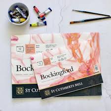 Watercolour . Cold Press (Not) Artist Bokingford Paper Pad . By Vesey  Gallery Made In Uk - Vesey Gallery