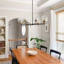Camryn Metal Glass Chandelier Funky Dining Room Dining Table Chandelier Dining Table Lighting