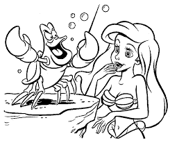 Have fun with this coloring page of princess ariel, sebastian and flounder. Little Mermaid Coloring Pages Printable Coloring Home
