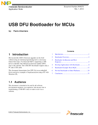 Usb Dfu Bootloader For Mcus Manualzz Com