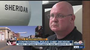 Sheridan Police Chief Robert Shock accused of sexually harassing female  officer