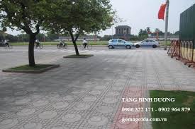 Gạch Terrazzo mặt trăng đỏ - Công ty Tăng Bình Dương