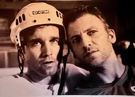 On the set of slapshot2 with ScottG ..#slapshot2 #hansonbrothers  #directtovideo#gooilersgo #2002