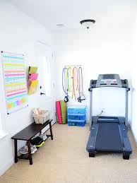 15 Things Every Workout Nook Needs Domino Workout Room Home Gym Room At Home Small Home Gyms