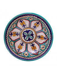 Si tratta dela prima recensione per questo prodotto. Piatto In Ceramica Decorato A Mano