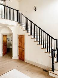 Since may of 1999 spindle, stairs and railings has been growing and evolving. How We Completely Updated Our Stair Railings By Only Swapping Out The Balusters Chris Loves Julia