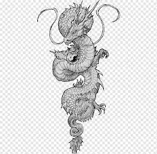 Maybe you would like to learn more about one of these? Chinese Dragon Tattoo Japanese Dragon Drawing Dragon Ink Dragon Monochrome Png Pngwing