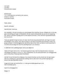 Voorbeeld Sollicitatiebrief