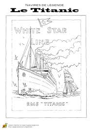 Coloriage Navires De Legende Le Titanic 01 Ausmalbilder